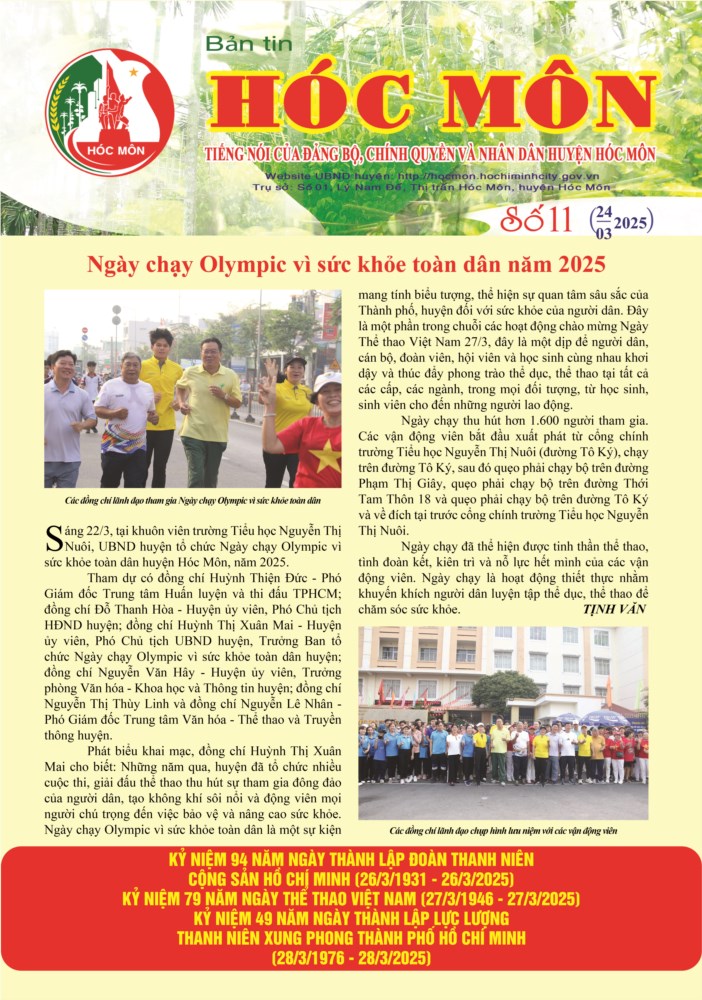 Bản tin Hóc Môn số 11